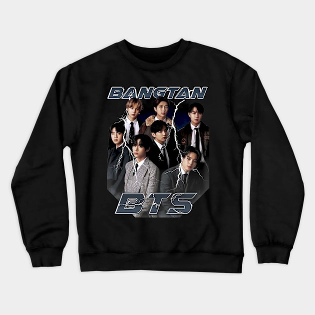 BTS BANGTAN BOOTLEG T-SHIRT Crewneck Sweatshirt by Vinsgraphic 